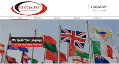 Desktop Screenshot of etcetera-translations.com